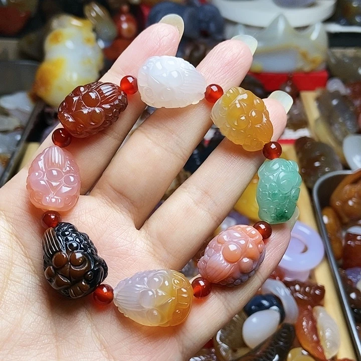 未镶嵌颈饰玛瑙/玉髓