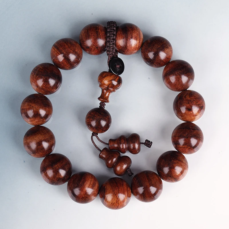 【瓷见如故】精品黄花梨15mm/15颗单圈手串 2064HH