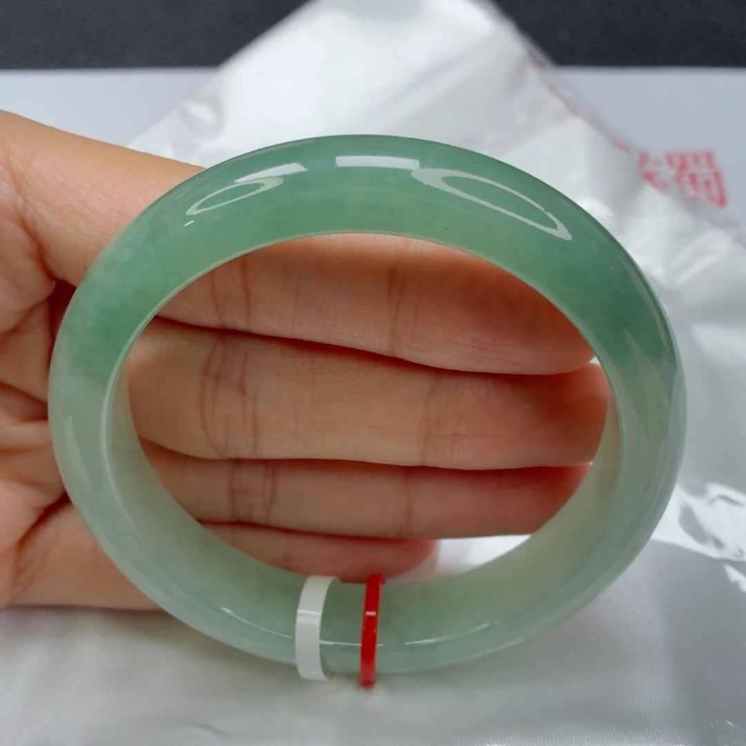 未镶嵌手镯翡翠老坑57圈半山水022