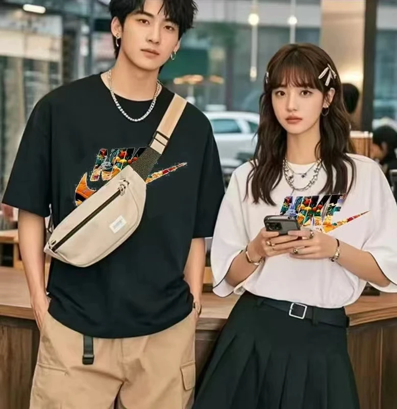 【一折粉丝福利】夏季潮牌男女同款百搭T恤