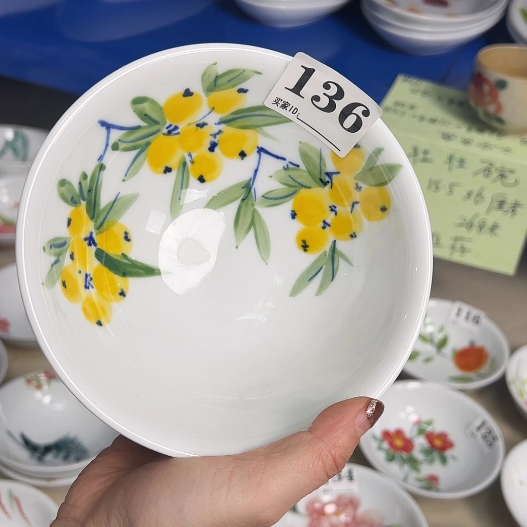 瓷片景德镇陶瓷手工手绘制作