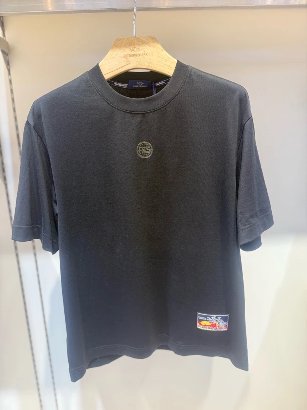 时尚运动风半袖短袖运动T恤春夏速干男装男宽松男款经典透气