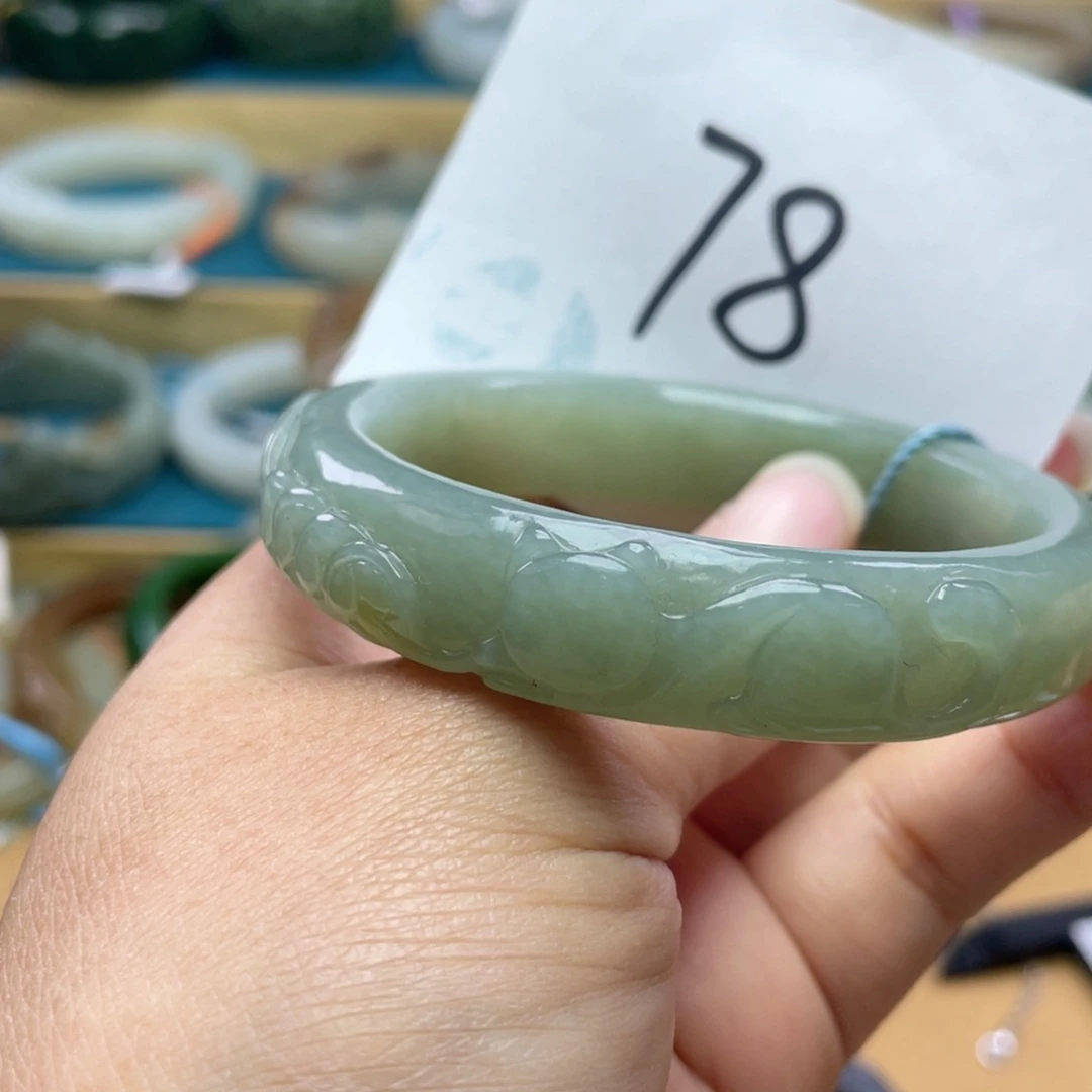 未镶嵌手镯和田玉圈口57