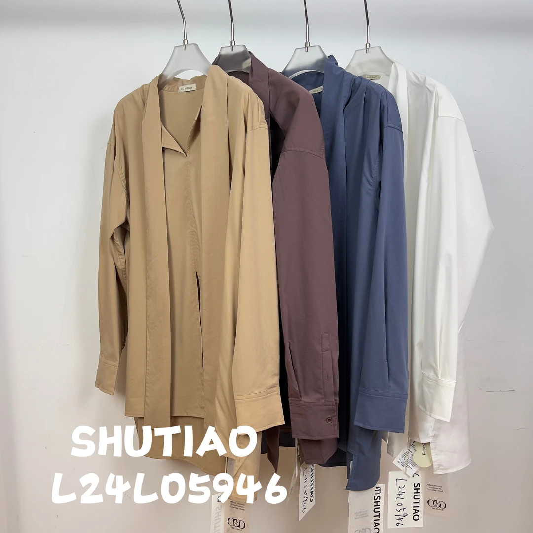 【SHUTIAO】2024秋冬：新款小众设计款衬衫L24L05946