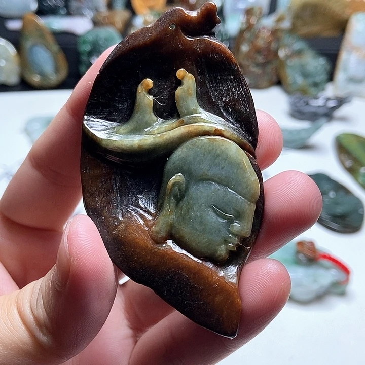 翡翠未镶嵌颈饰翡翠a货