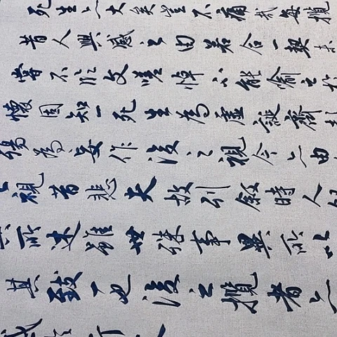 C***5兰亭集序行书六尺作品