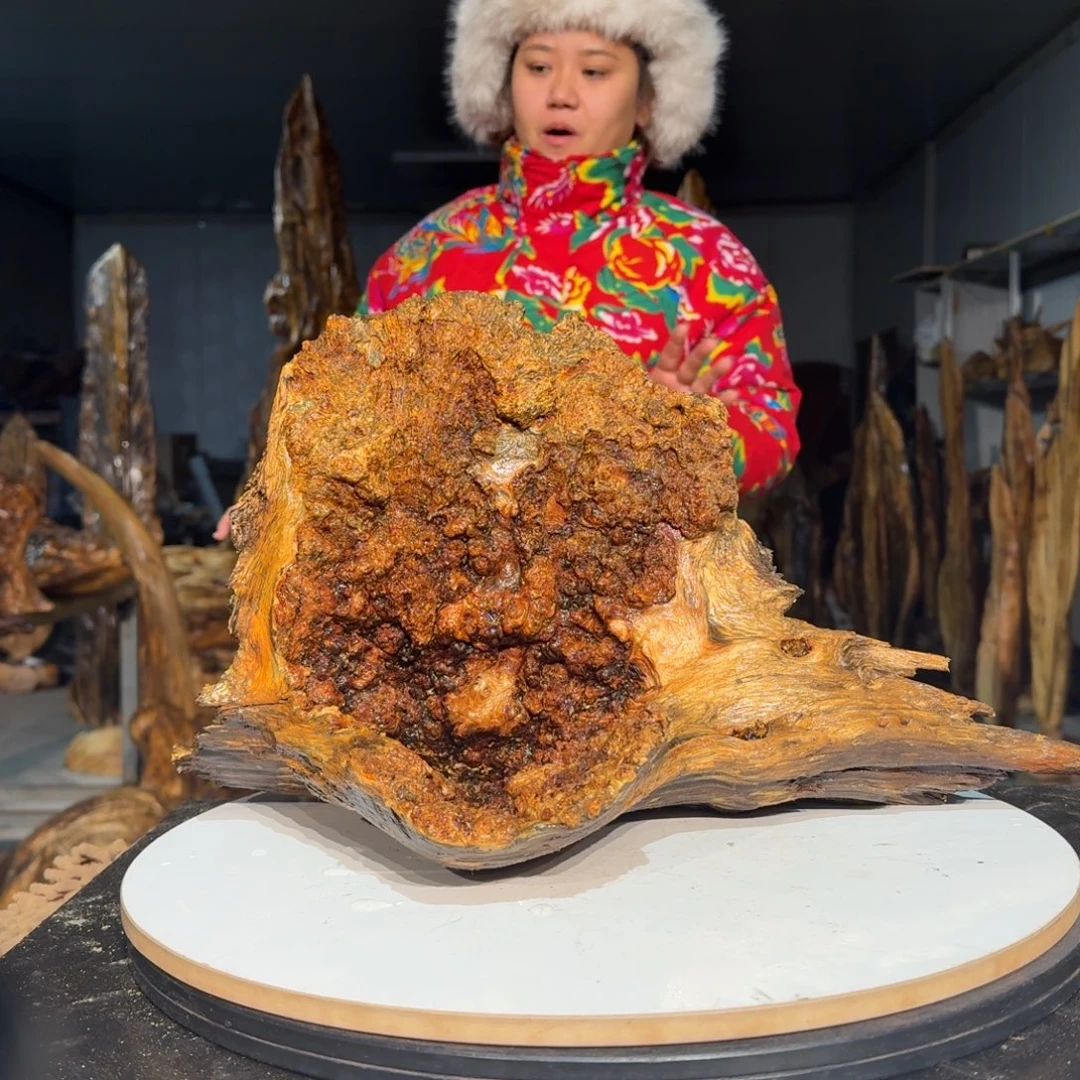 阳***光木佳友琥珀木摆件9