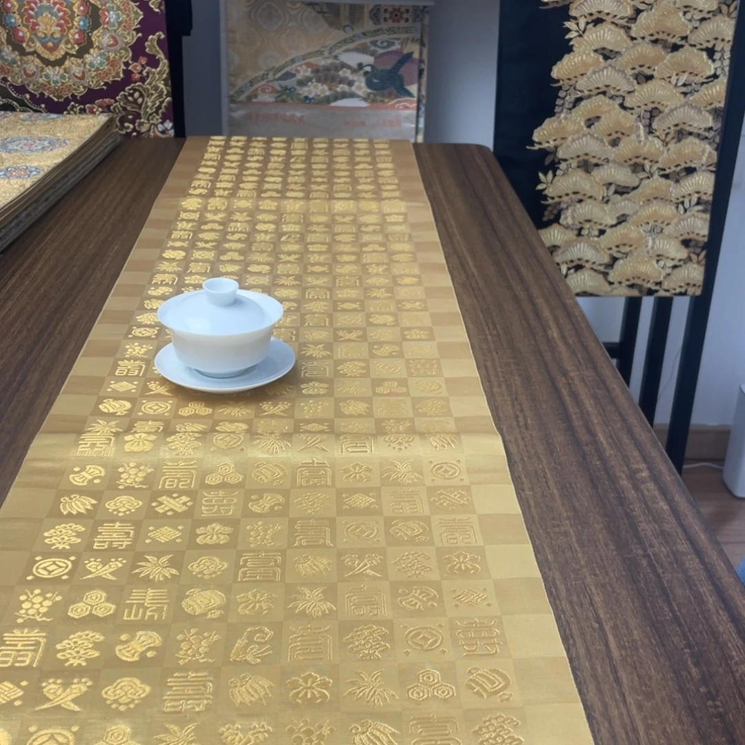 织绣唐锦西阵织桌旗