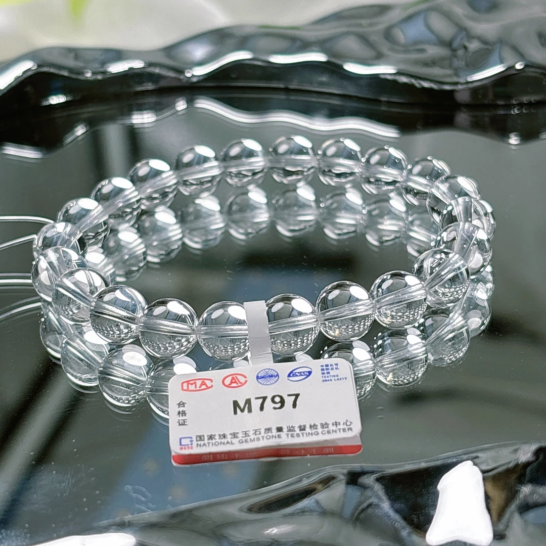 天然水晶蓝针手链-多样性发一M797