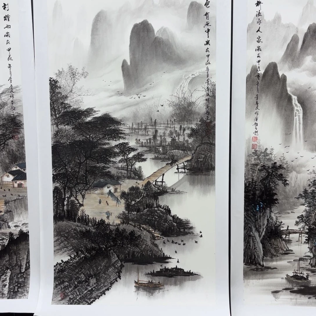 国画银**宝李益民四尺李欣主播