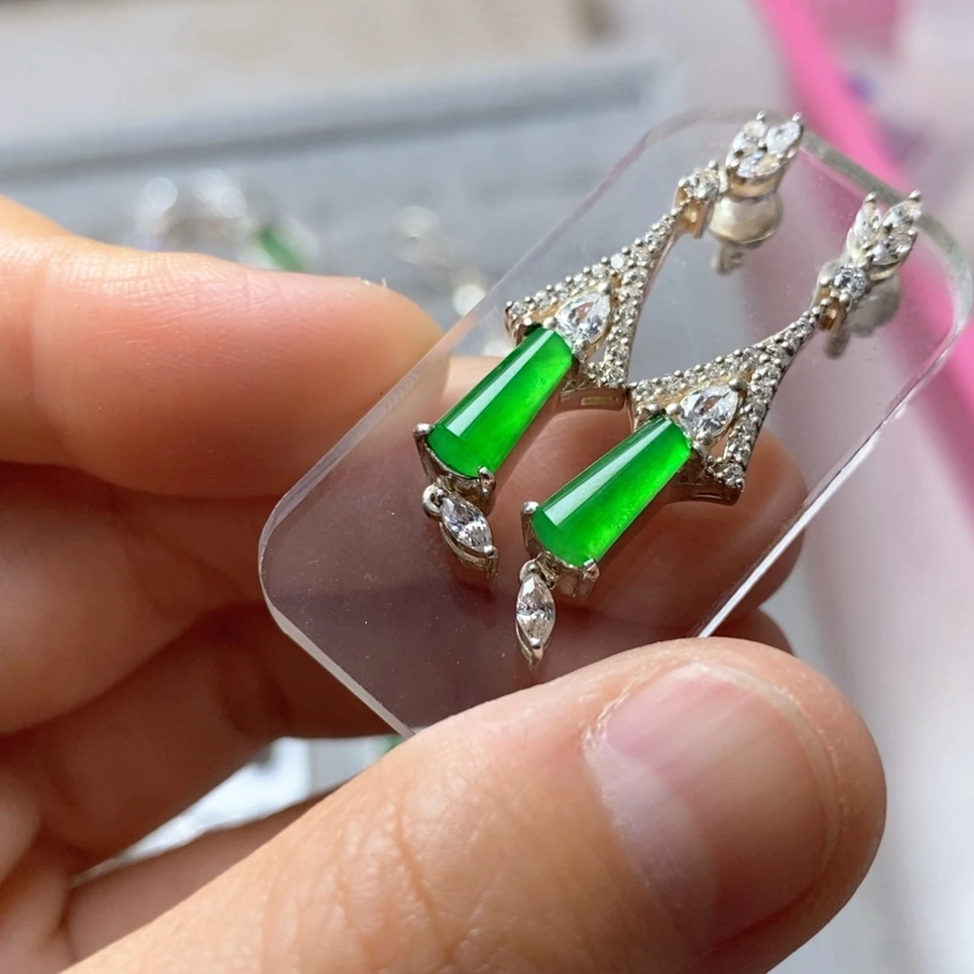 定制翡翠未镶嵌缅甸天然翡翠a货