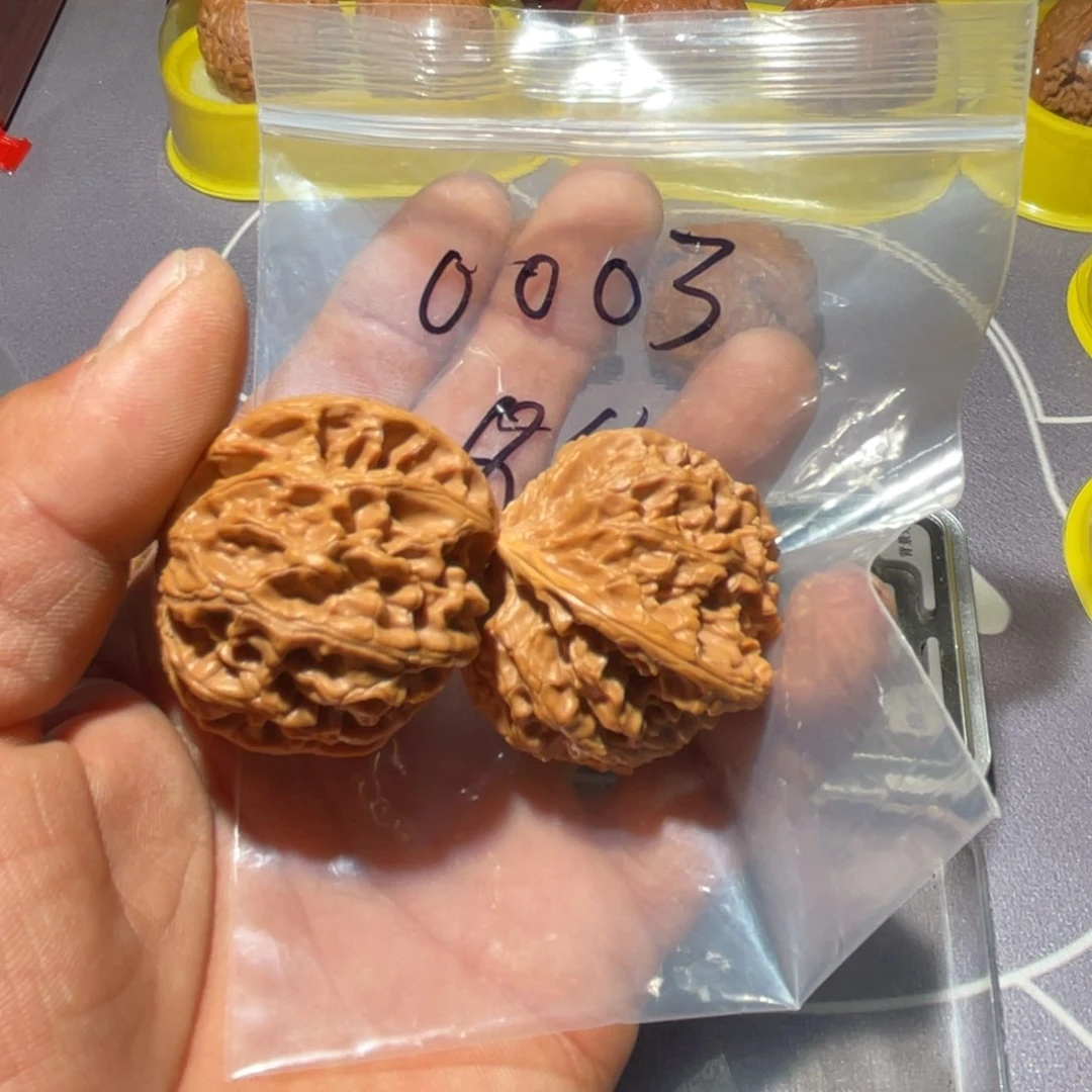 文玩核桃把件王*刚文玩核桃苹果0003