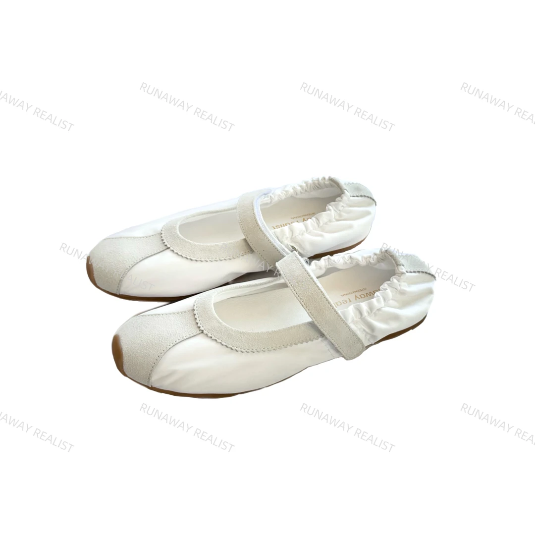 【RUNAWAY REALIST】芭蕾风休闲玛丽珍鞋夏季魔术贴平底鞋LIST-29