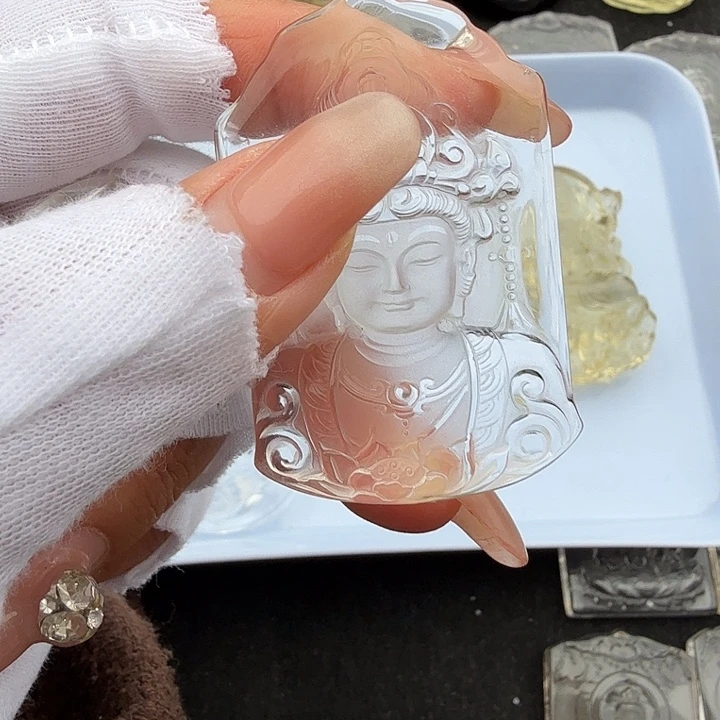 粗***王未镶嵌车挂水晶水晶