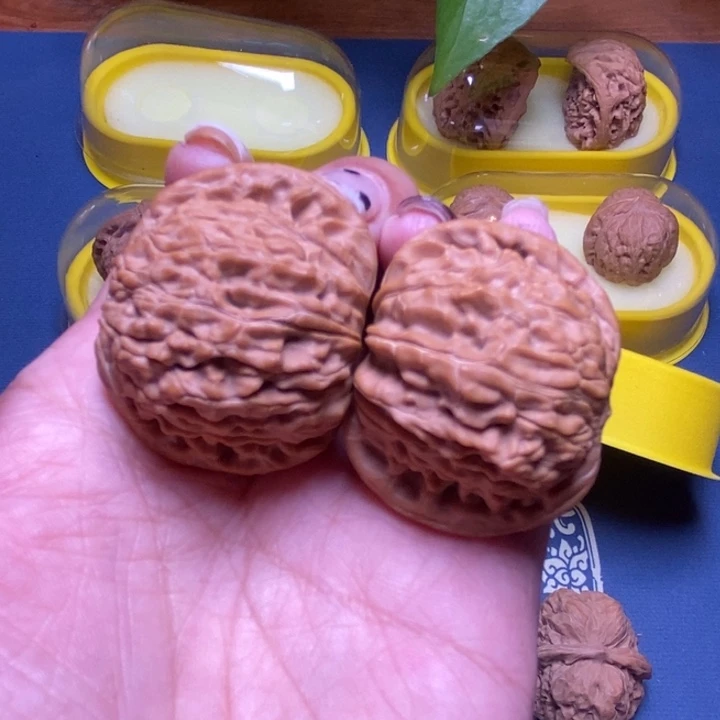 文玩核桃把件39全品磨盘