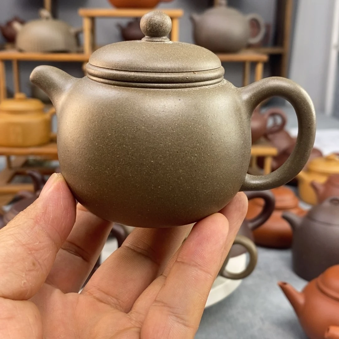 茶壶紫砂鲨皮青匏尊150c