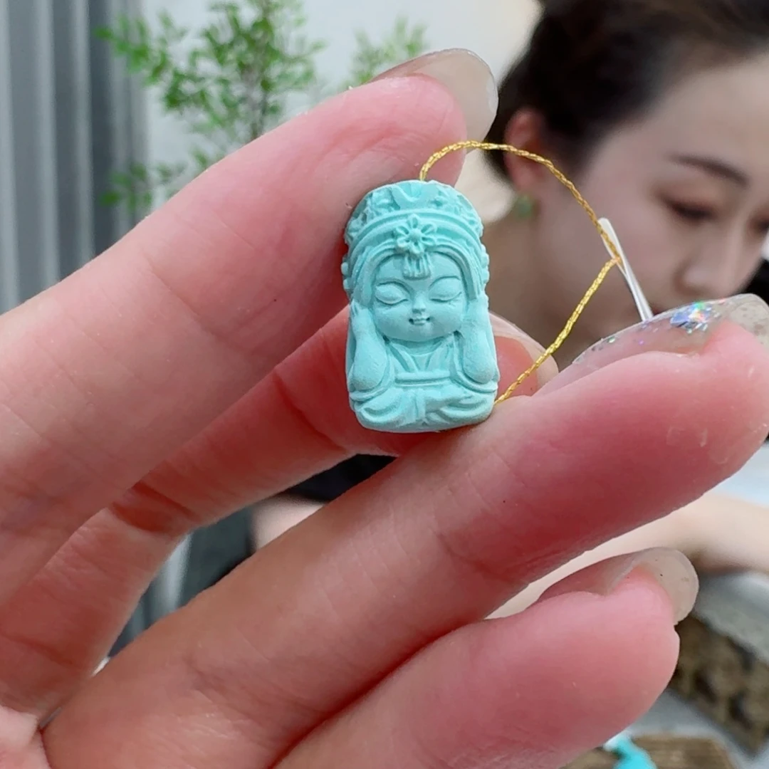 未镶嵌绿松石珠宝奇石