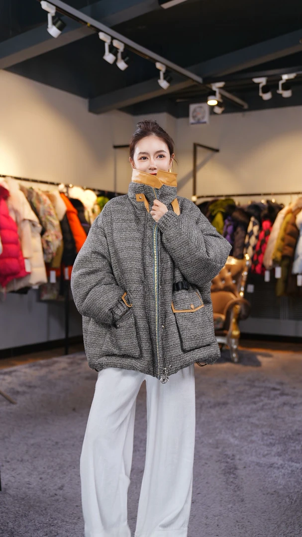 YJ【邢邢推荐】设计师鹅绒服外套99427