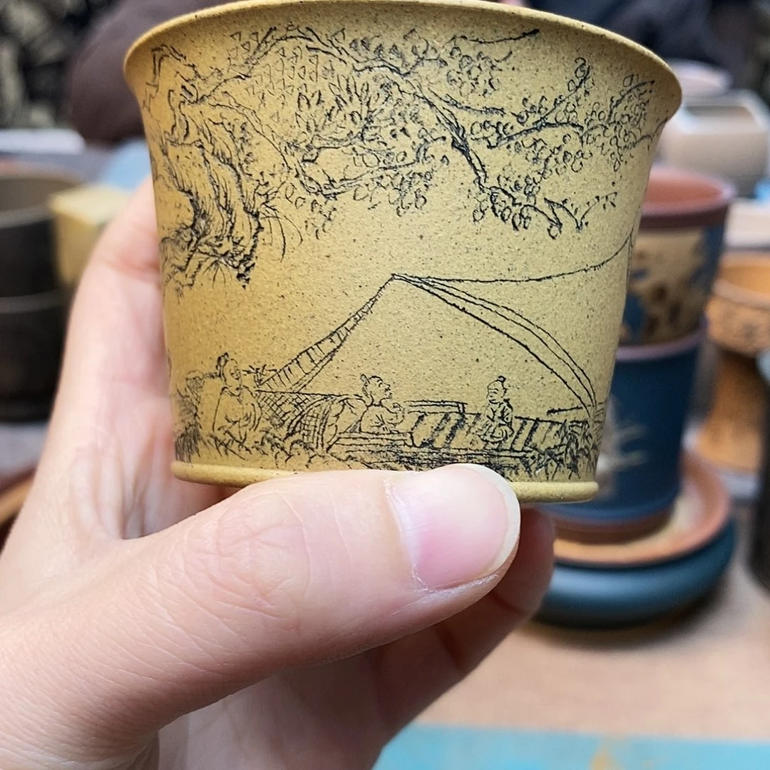 茶宠紫砂宜兴紫砂杯