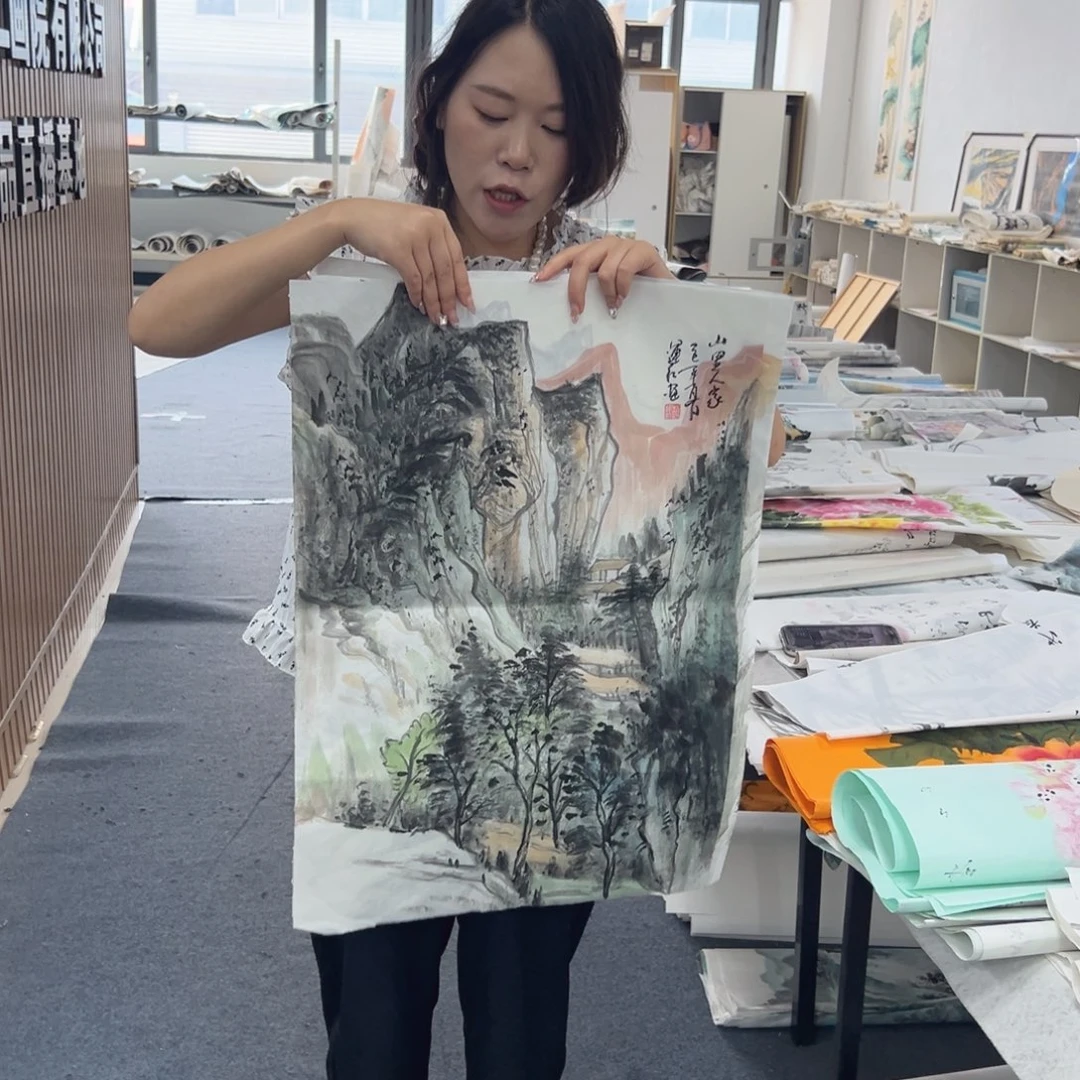 国画国画作品宣纸手绘