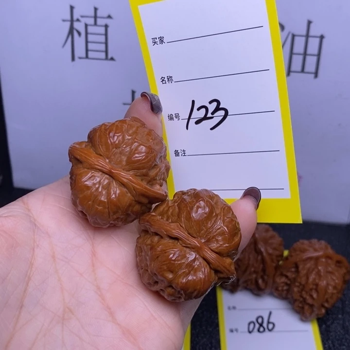 吊坠文玩核桃123/36蛤蟆头练手对
