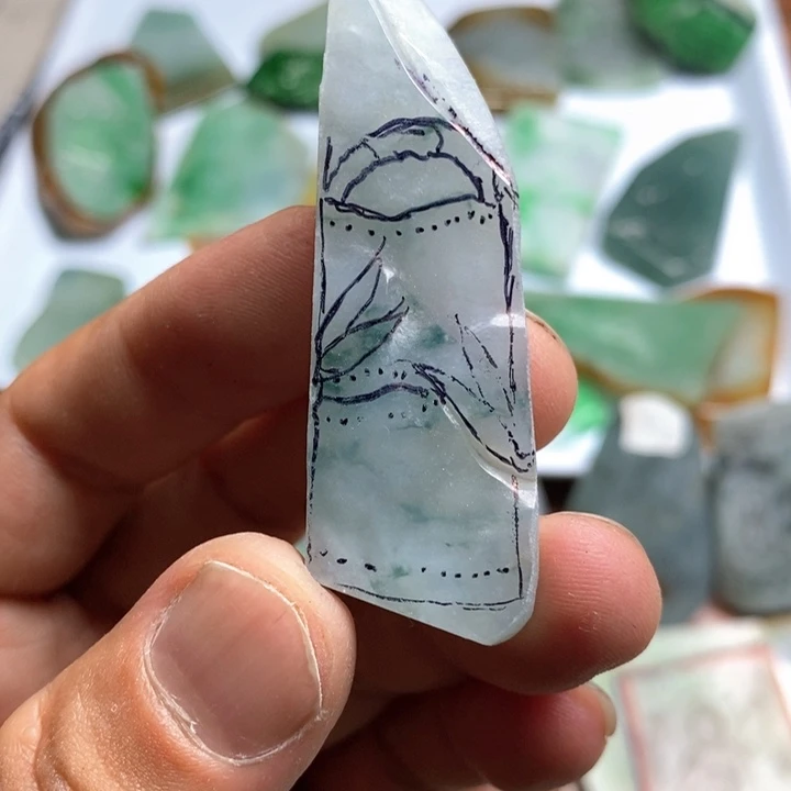 未镶嵌定制翡翠天然翡翠包工