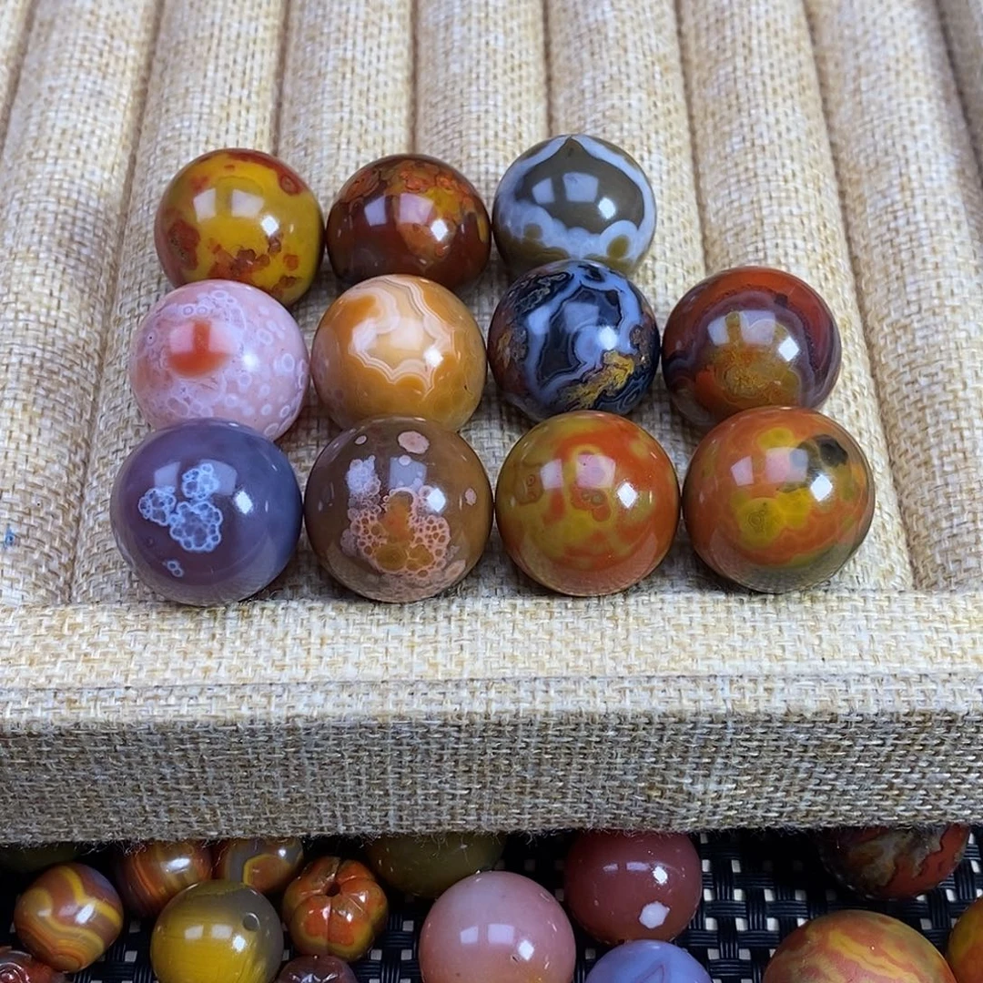 爱***达玛瑙/玉髓未镶嵌单珠