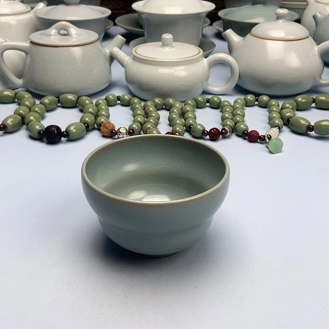 杯仿古釉福禄碗杯原矿原釉原产地