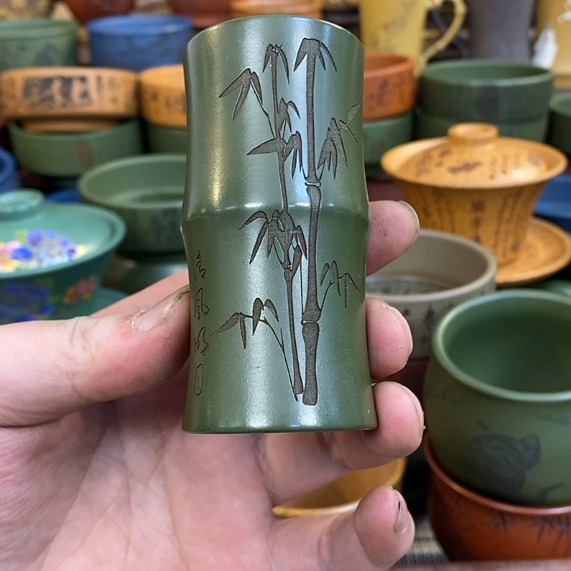 【闪购商品】紫砂杯子宜兴全手工紫砂杯