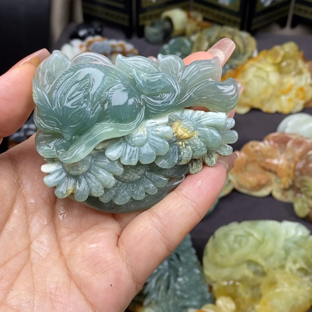 *****蛇纹石玉未镶嵌吊坠(赠链)