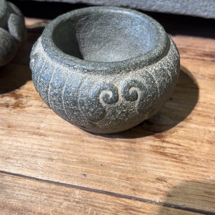 石材萧*笔洗福建青石