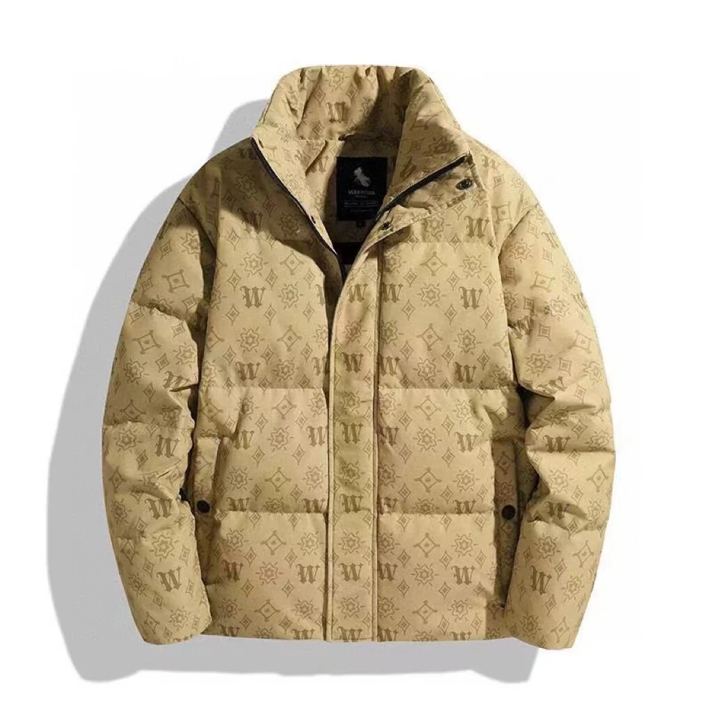 W字母加厚款～男女同款潮牌不带帽子宽松时尚短款潮流情侣装