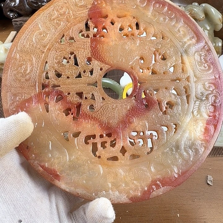 和田玉挂件未镶嵌周*