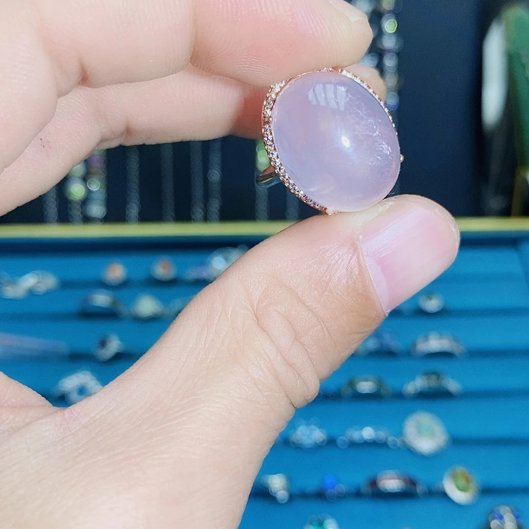 紫晶珠宝半成品未镶嵌