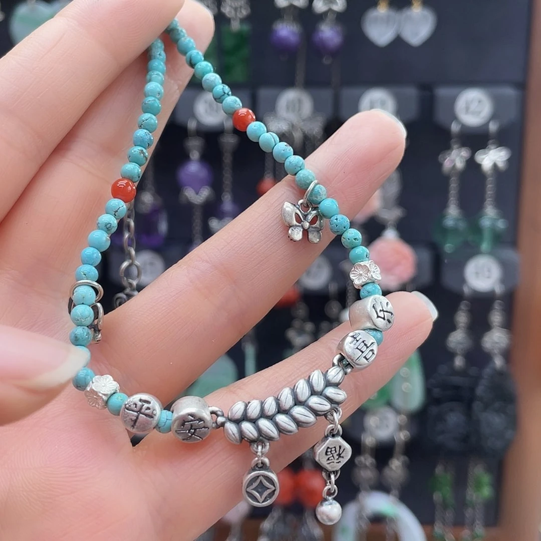 玛瑙/玉髓手链足铂镶嵌✨***✨872ghnhgh