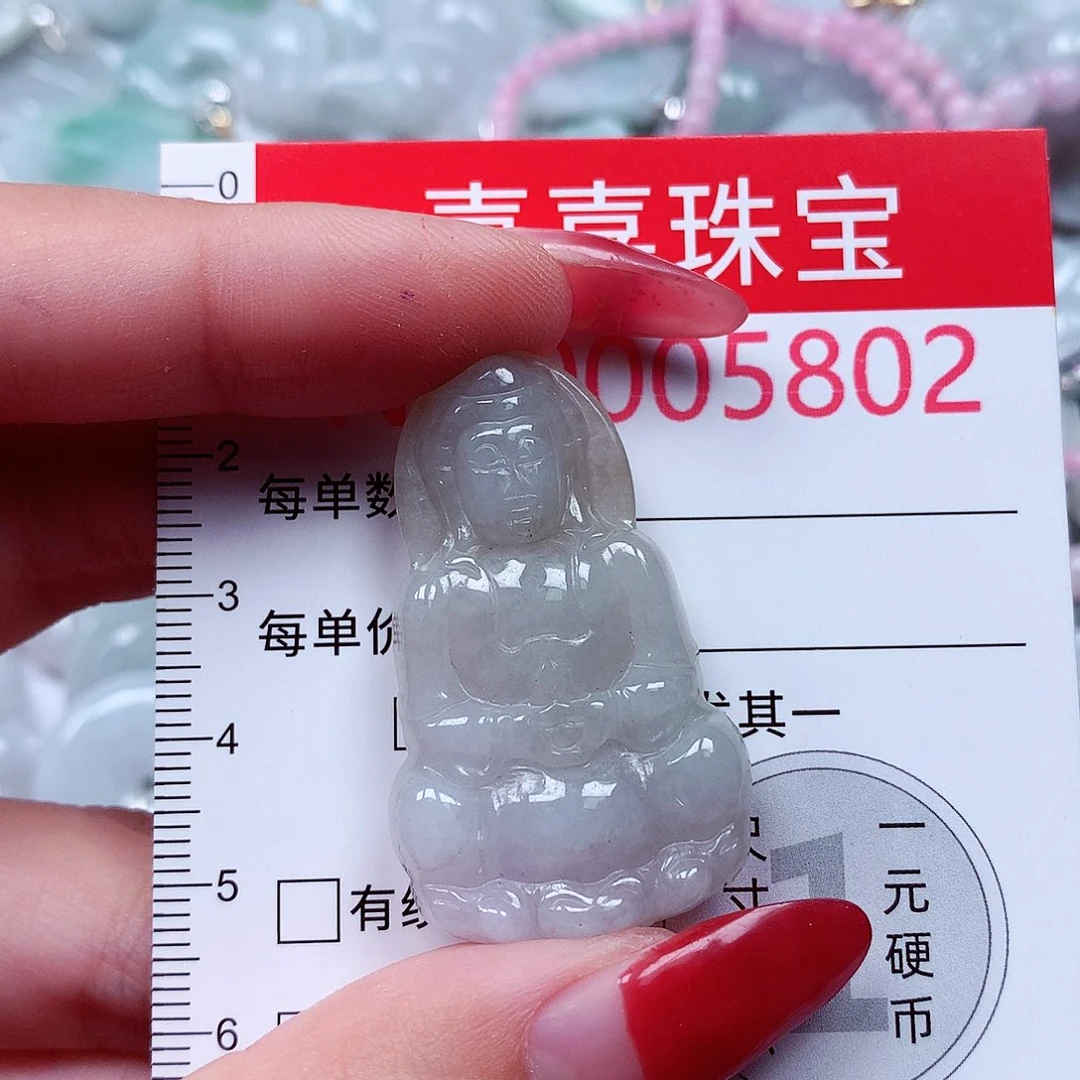 翡翠未镶嵌颈饰5802