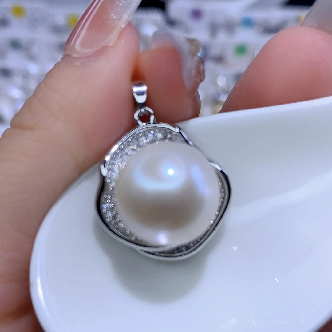 颈饰合金淡水珍珠