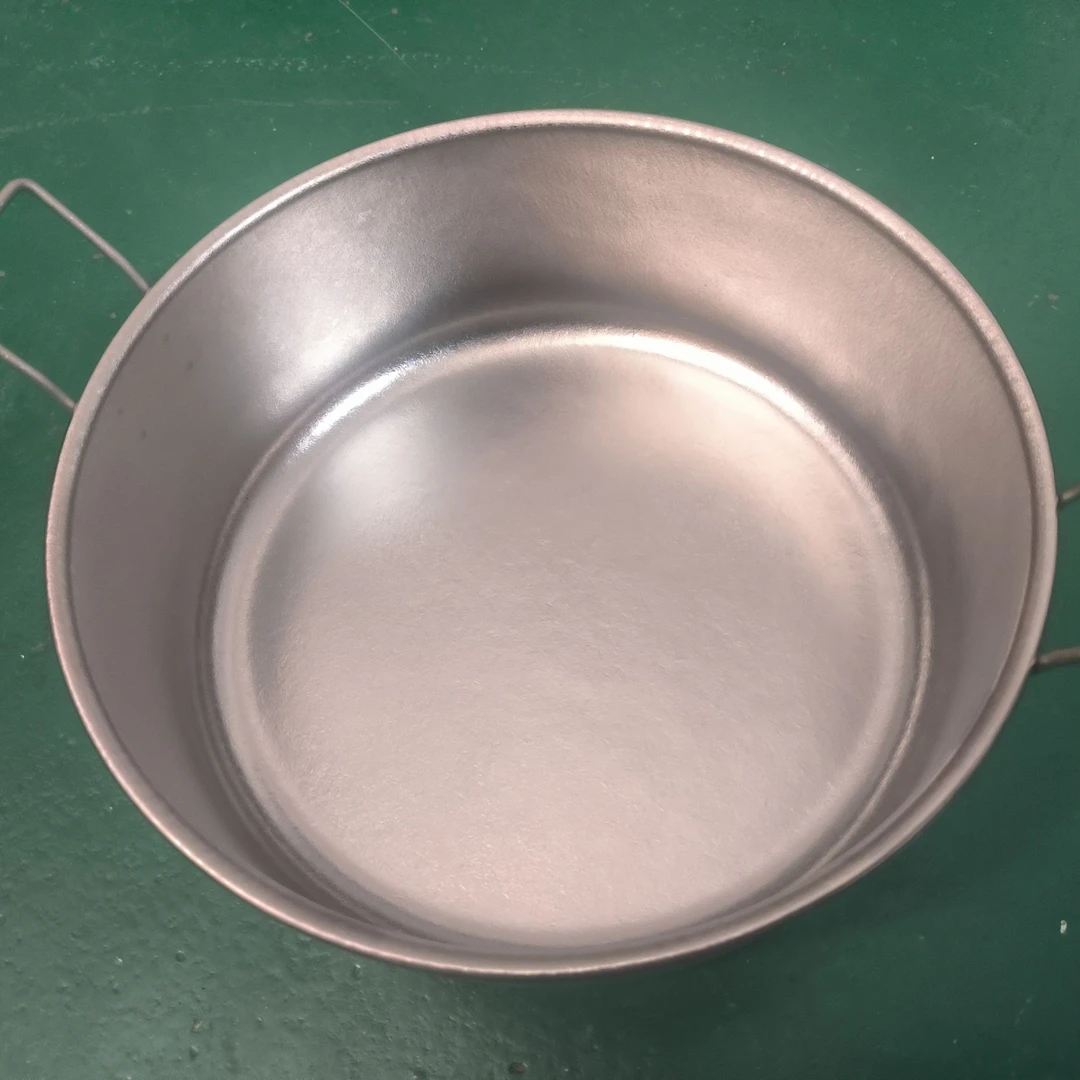 瑕疵 纯钛冰花3.5L双耳锅（不带盖）