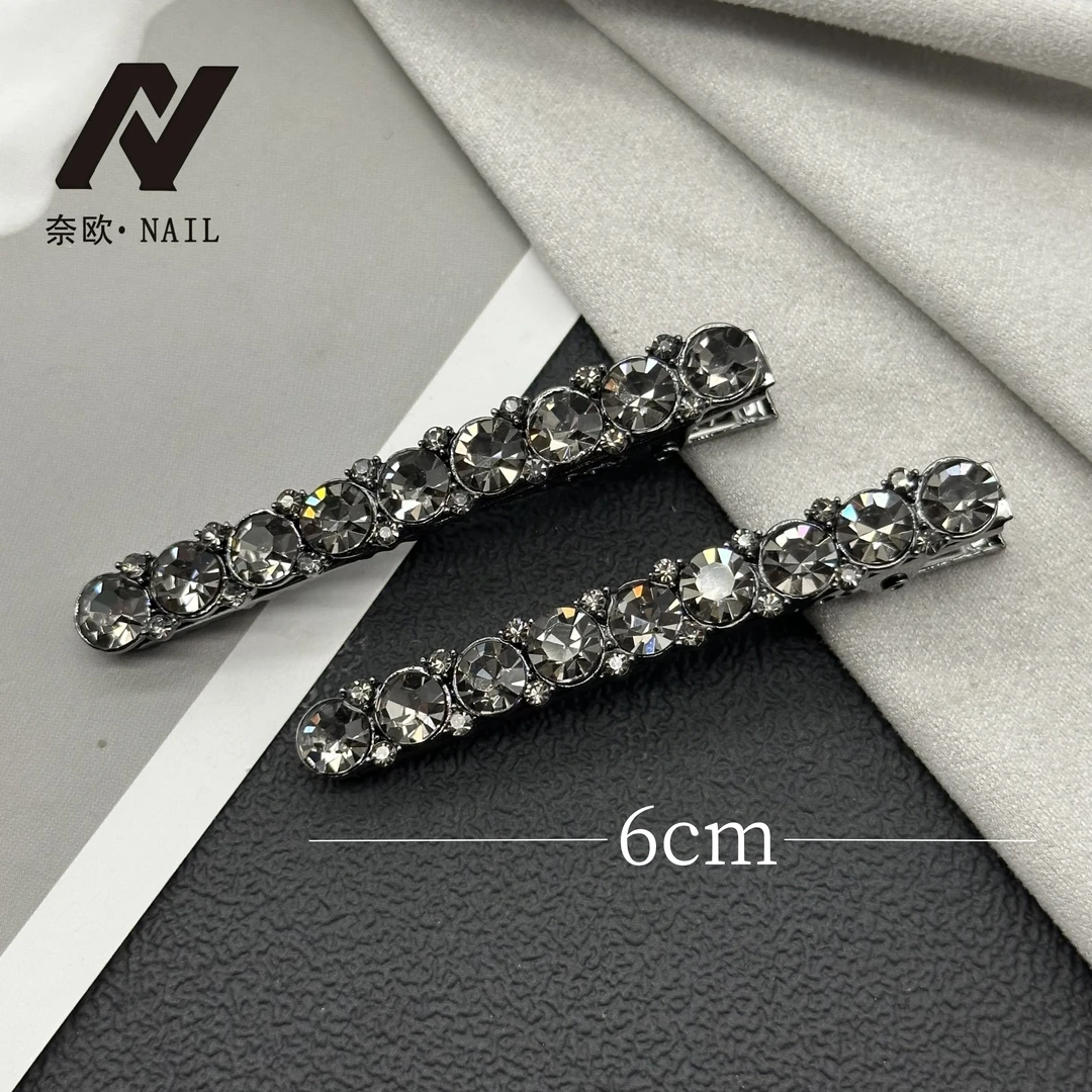 【奈欧·NAIL】设计师系列6757刘海侧边夹鸭嘴夹轻奢