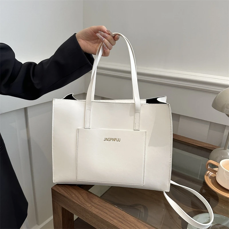 2024夏季女包洋气大容量简约大气女包个性时尚单肩女包休闲托特包