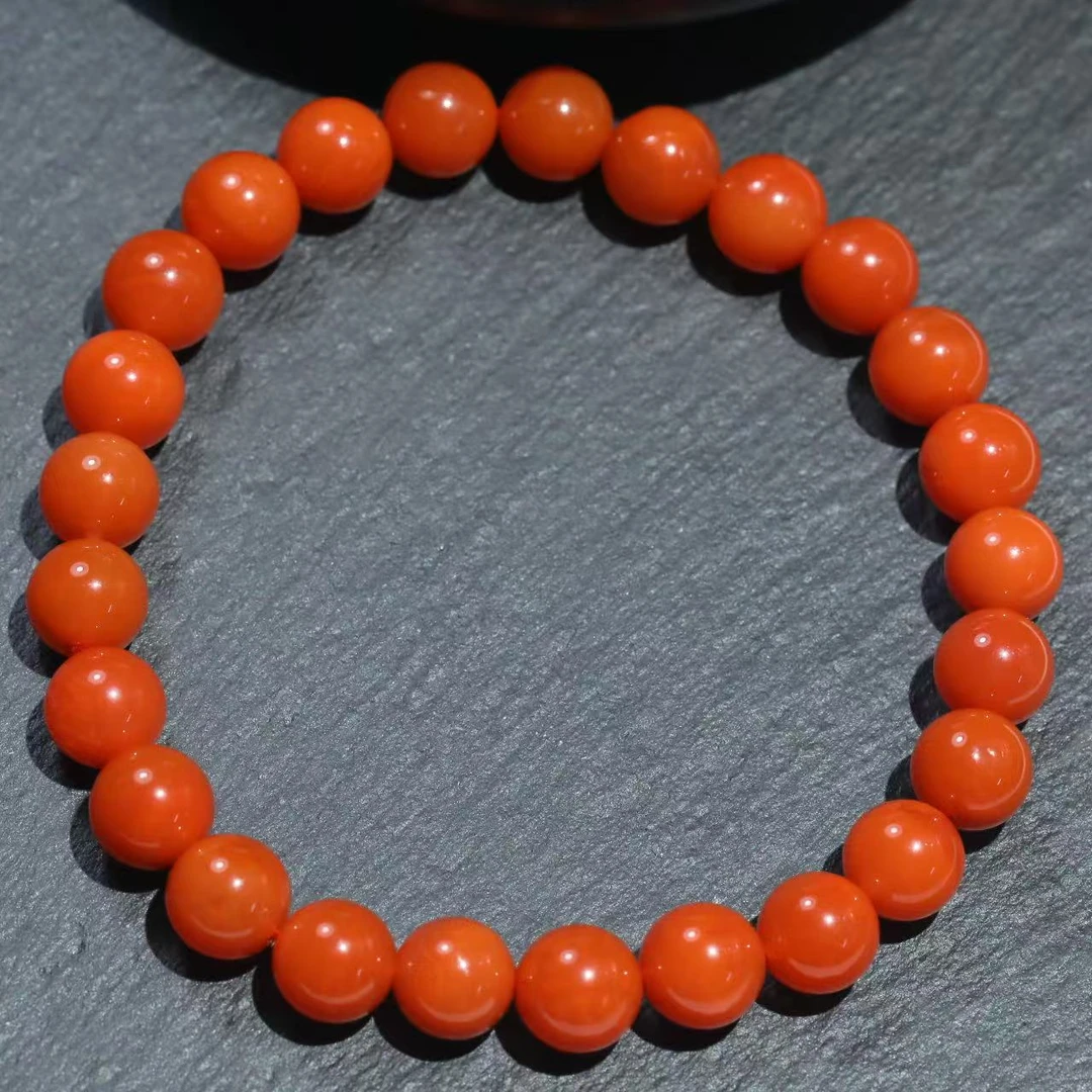 南红手串 匡氏珠宝 保山南红手串8mm+ BYL-PHC30(多样性发货)