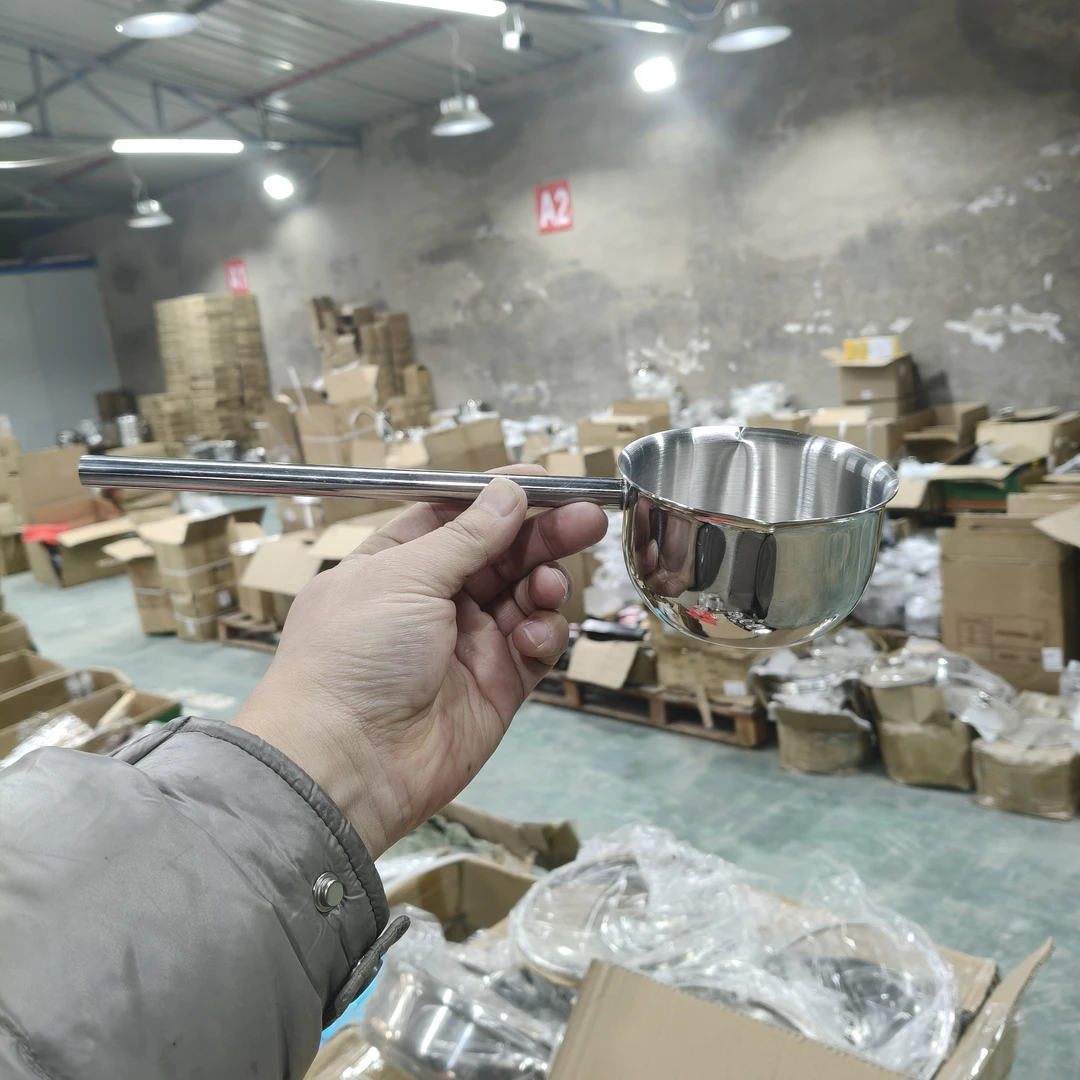 外贸特厚加长把手泼油锅