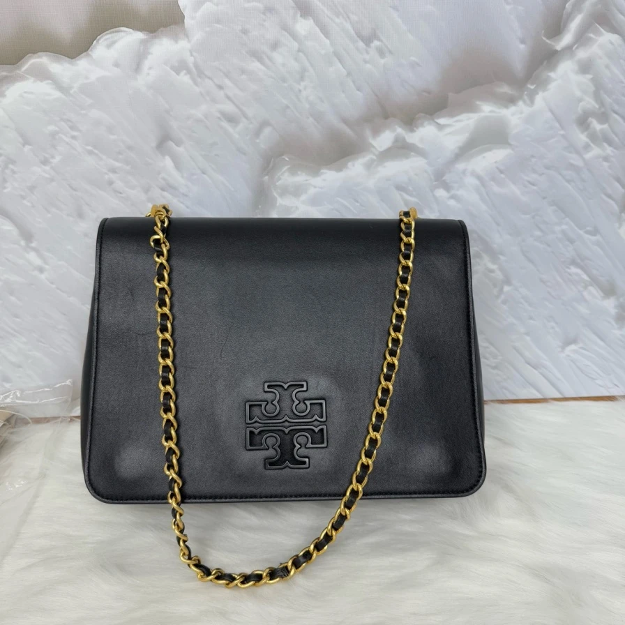 95新 TORY BURCH/汤丽柏琦 1262 5087 汤丽柏琦黑色链条包
