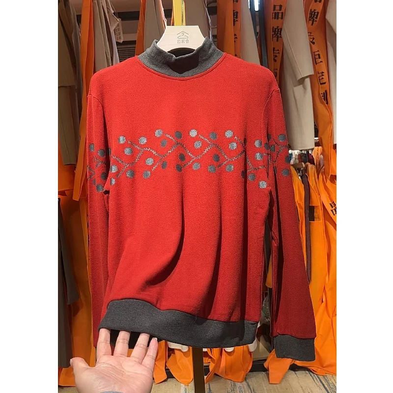 【桃姐宠粉】F434秋季时尚百搭气质长袖T恤上衣女妈妈装