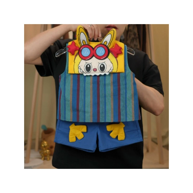 F【麦田】2025夏季新款刺绣拉布布套装男女同款