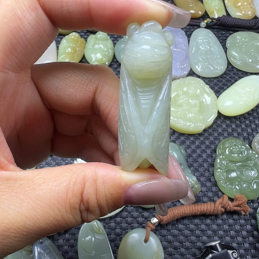 和田玉未镶嵌吊坠(不含链)福利漏，不退不换