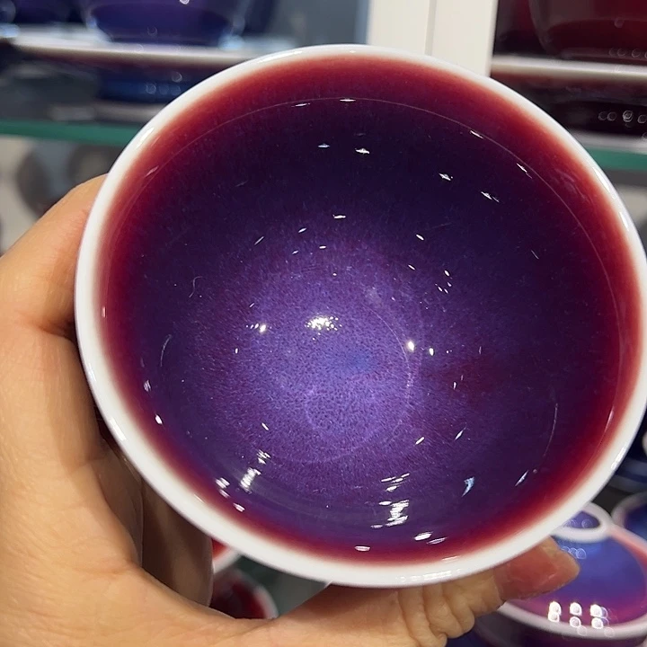 瓷片景德镇品艺轩郎紫