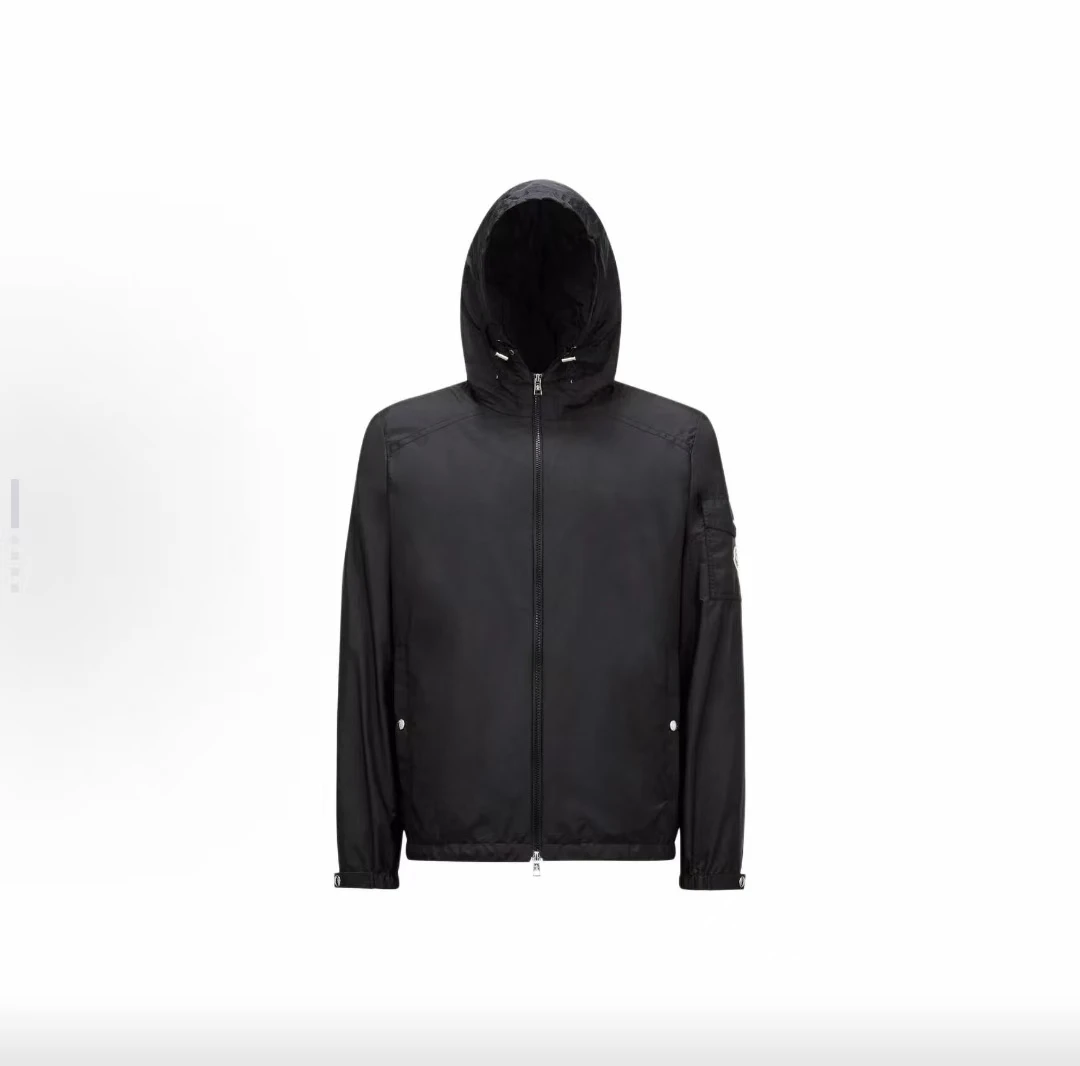Moncler盟可睐 FW24 Etiache 纯色连帽拉链开合夹克风衣外套 ty