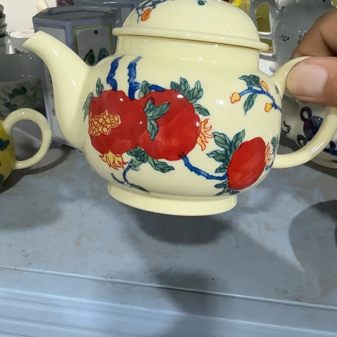 瓷片摆件手绘瓷器全部处理