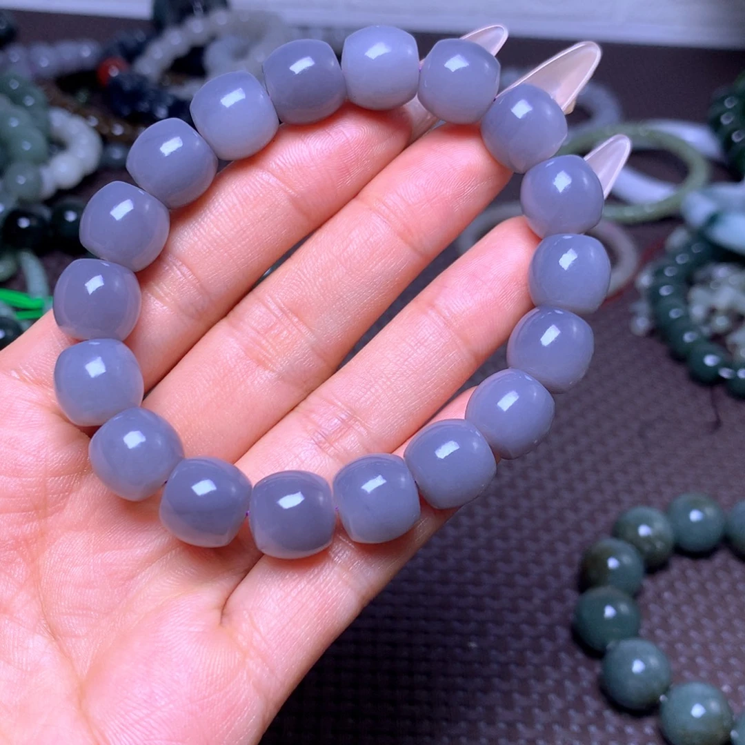 和田玉未镶嵌手串卡12